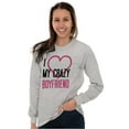thumbnail image 5 of Funny Cute Set for Couples Matching Women's Long Sleeve T Shirt Brisco Brands S, 5 of 7
