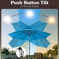thumbnail image 4 of Villacera 9FT Outdoor Patio Umbrella Shade with Auto Tilt, Blue, 4 of 11