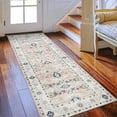 thumbnail image 4 of PureCozy Washable 2'x6' Hallway Runner Rugs for Kitchen Laundry Room Living Room Bedroom non-slip, Pink, 4 of 9