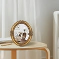 thumbnail image 5 of Simon's Shop Gold Mirrors Oval Wall Mirror for Living Room Decor, Vintage Makeup Mirror, 10 1/2 x 12 1/2 Inches, 5 of 5