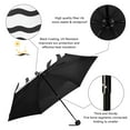 thumbnail image 4 of Modern Wavy Pattern Umbrellas for Sun Auto Open Close UV50+ Waterproof 5-Fold Compact Fiberglass Frame, 4 of 6