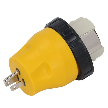 

15A To 50A Conversion Adapter Oxidation Resistant US Plug 125V 3 Plug Power Connector For Automobile Generator