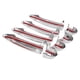 thumbnail image 4 of M Buder Juego de 8 Cubiertas Protectoras de Manija de Puerta de Coche de Plástico ABS Plateado Brillante Accesorios de Decoración Exterior para Vehículos BMW (25 cm / 9.8 in), 4 of 9