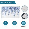 thumbnail image 6 of Eucalyptus Leaves Placemats Set of 4, Navy Blue Summer Botanical Weeping Placemats for Dining Table, Place Mats for Kitchen Tabletop, Waterproof Wipeable Dining Table Mats Set, 6 of 9