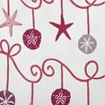 thumbnail image 2 of 16" x 16" Simply Daisy Sea Ornaments Polyester Accent Pillow, Christmas Pink Qty 1, 2 of 3