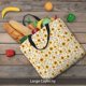 thumbnail image 5 of Easygdp Brown Leaf Sunflower Bolsa Tote para Mujer, Bolso de Hombro para Trabajo, Playa, Viajes, Compras y Supermercado, 5 of 7