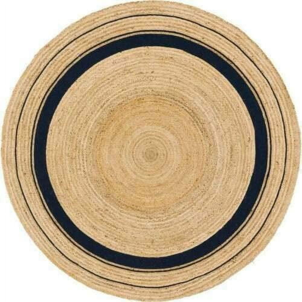 Avgari Creation Hand Made Round Green Color Living Room Area Rug, Farm House, Kitchen Outdoor Indoor Rugs Carpet Doormat 8" Feet (96" Inch)