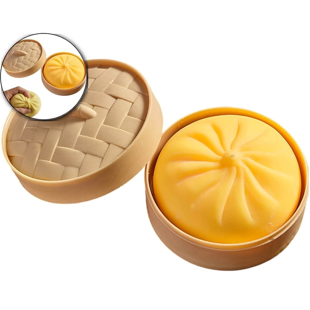 Giant Glitter Dumpling, Giant Dumpling, Mega Dumplings, Cute Relief Fidget Toy, Soft Squeeze Decompression Dough for Adults