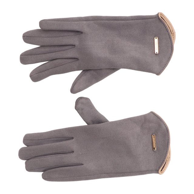 1 Par de Guantes de Invierno para Mujeres, Clima Frío, Niñas, Dedos con Pantalla Tactil, Cálidos y Gruesos, Guantes de Invierno para Mujer, Tela de Gamuza, Cómodos Dados Dados Dados Dados