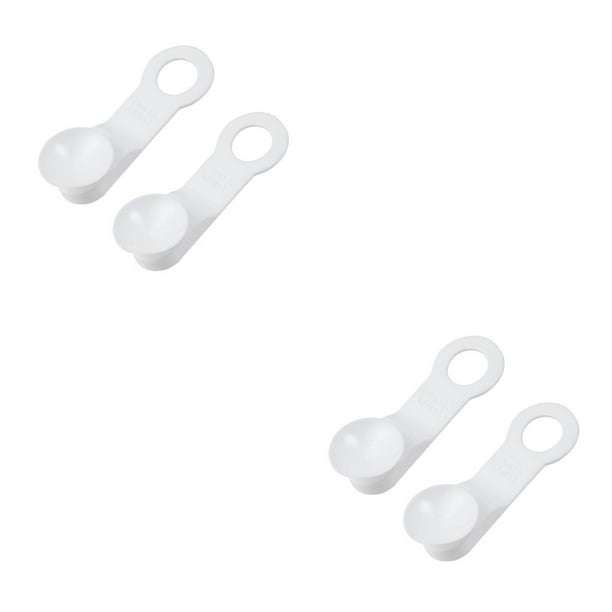 Elevadores de asiento de inodoro Moyic 2Conjunto TPR Blanco