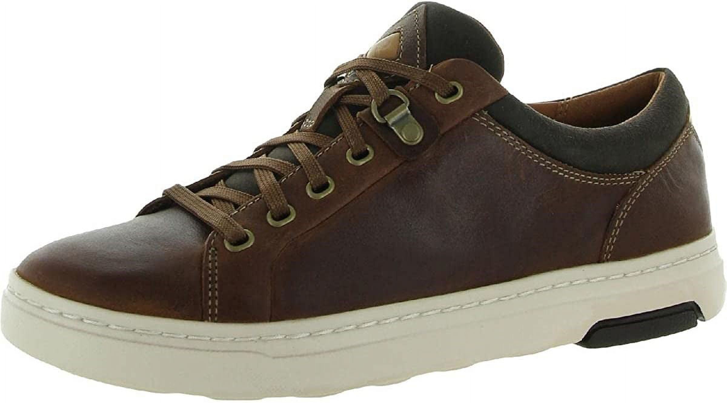 ECCO Men\'s Coffee/Forest Comfort Leather Lace-Up Shoes - Size EU 43 Men main image 2