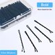 thumbnail image 1 of 600PCS 2.16Inches Hair Pins Kit Secure Hold Bobby Pins Clips for Women Girls and Hairdressing Salon With Clear Storage Box(Black), 1 of 5