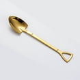 thumbnail image 3 of Agiferg Creative Stainless Steel Shovel Spoon Fork Coffee Spoon Mixing Bar Spoon Dessert Spoon Fork Watermelon Spoon, 3 of 3
