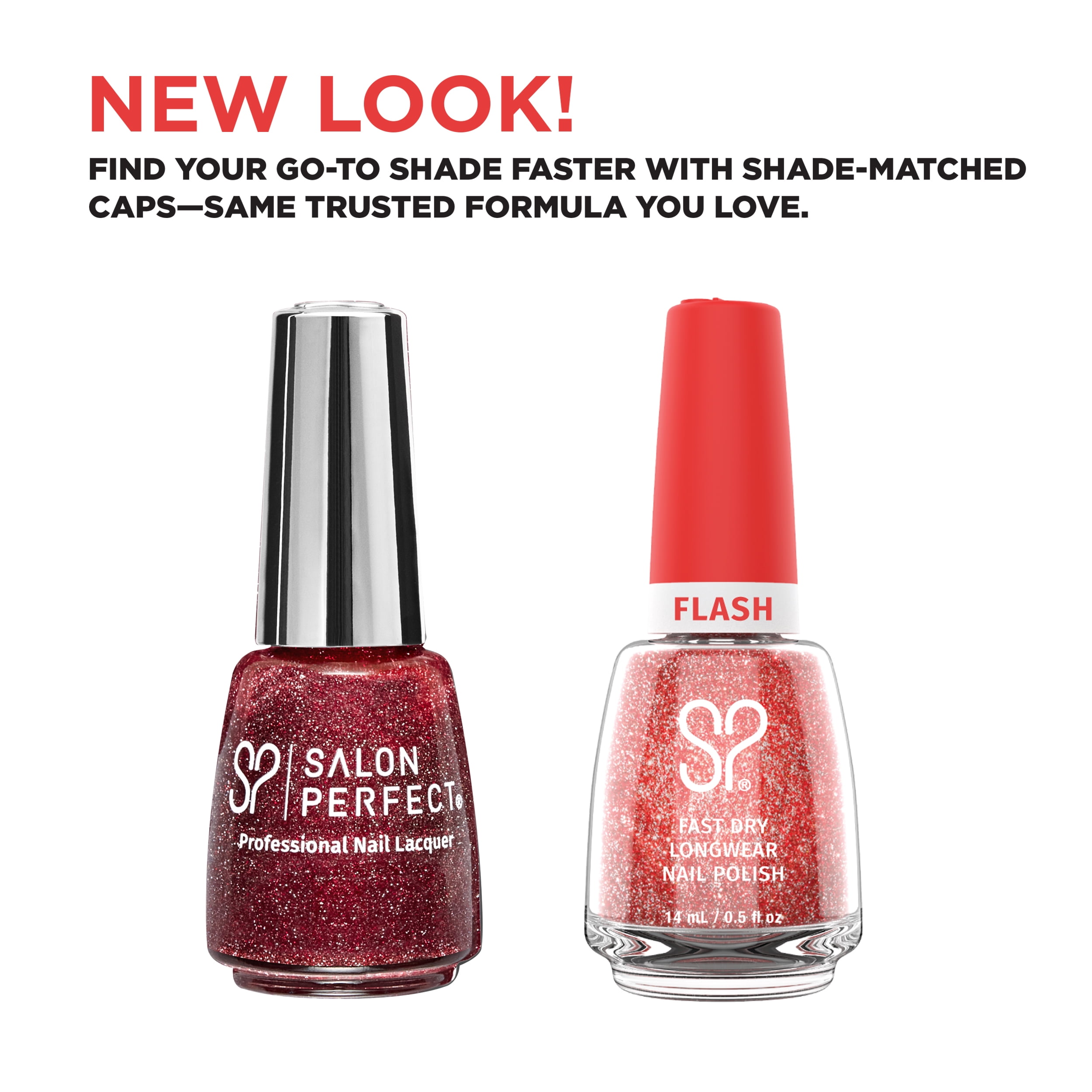 Salon Perfect Flash Nail Polish, 467 News Flash!, 0.5 fl oz