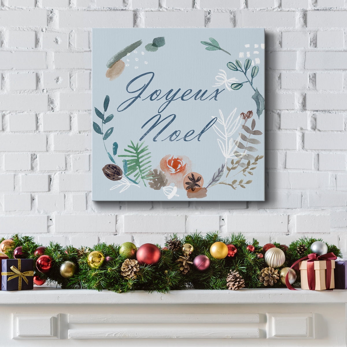 Snowy Christmas II- Gallery Wrapped Canvas