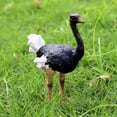 thumbnail image 2 of Figuras de acción de simulación de aves, animales, búho, flamenco, avestruz, loro, águila, guacamayo escarlata, pavo real, tucán, albatros, juguetes en miniatura, 2 of 5