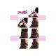 thumbnail image 2 of Rizador de pelo/rizador de pelo - Cerámica 3 tubos rosa - Rizador de pelo de tres tubos rizador de pelo de tres varillas ondulación de agua (rosa), 2 of 5