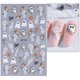 thumbnail image 2 of Halloween Nail Stickers Cute Ghost and Skeleton Self Adhesive Thin Durable Halloween Nail Art Decals, 2 of 2