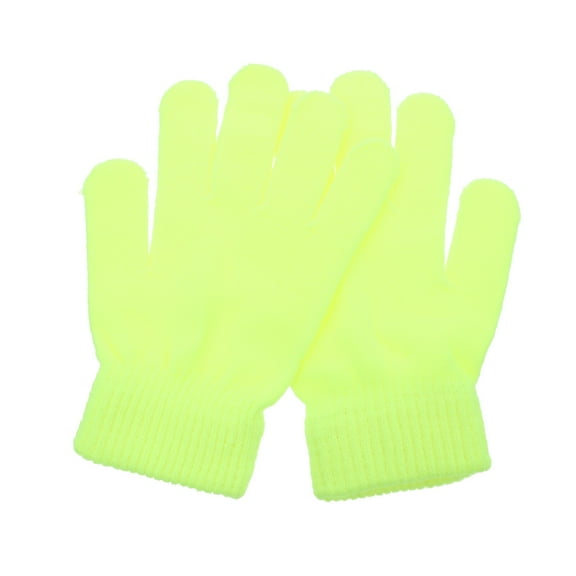 4 Pairs of Hiking Fluorescent Gloves Versatile Riding Gloves Knitted Gloves