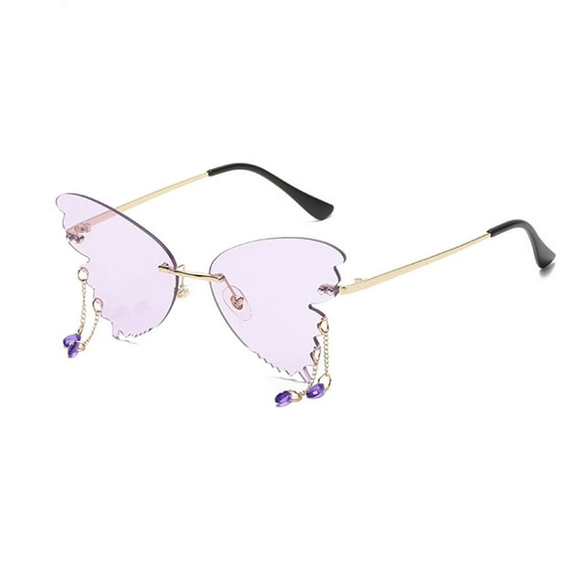 Ladies Fashion Diamond Sunglasses Fashionable Personality Exaggerated Ball Glasses