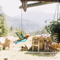 thumbnail image 5 of Colgante de Colibrí, Atrapasueños de Vidrio de Colores, Panel de Ventana de Vidrio de Colores, Decoración de Ventana, 5 of 5