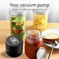 Wide Air Rechargeable Sealer Machine Electric Vacuum for Mason Jars with Regular & Mouth Lids