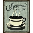 thumbnail image 3 of Gango Home Decor Retro Coffee Cup Kitchen Wall Art; Four Multi-Color 8x10in Hand-Stretched Canvases, 3 of 8