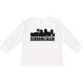 thumbnail image 3 of Inktastic Birmingham Skyline Grunge Boys or Girls Long Sleeve Toddler T-Shirt, 3 of 5