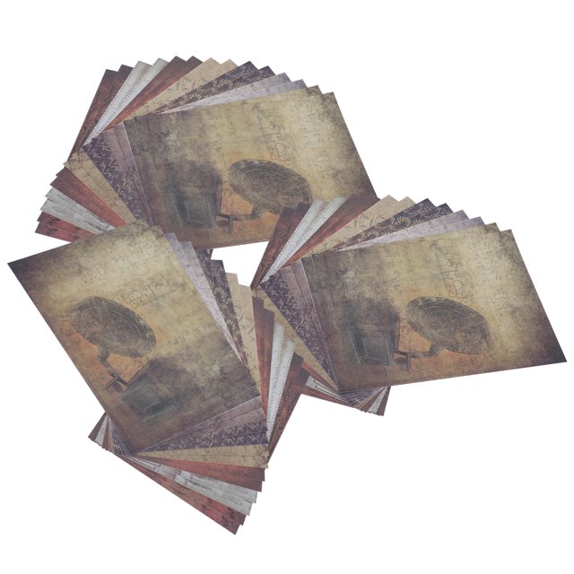 Papel de fondo para bricolaje, 3 juegos de suministros para manualidades de papel para álbumes de recortes, papel para álbumes de recortes, tecnología de vanguardia