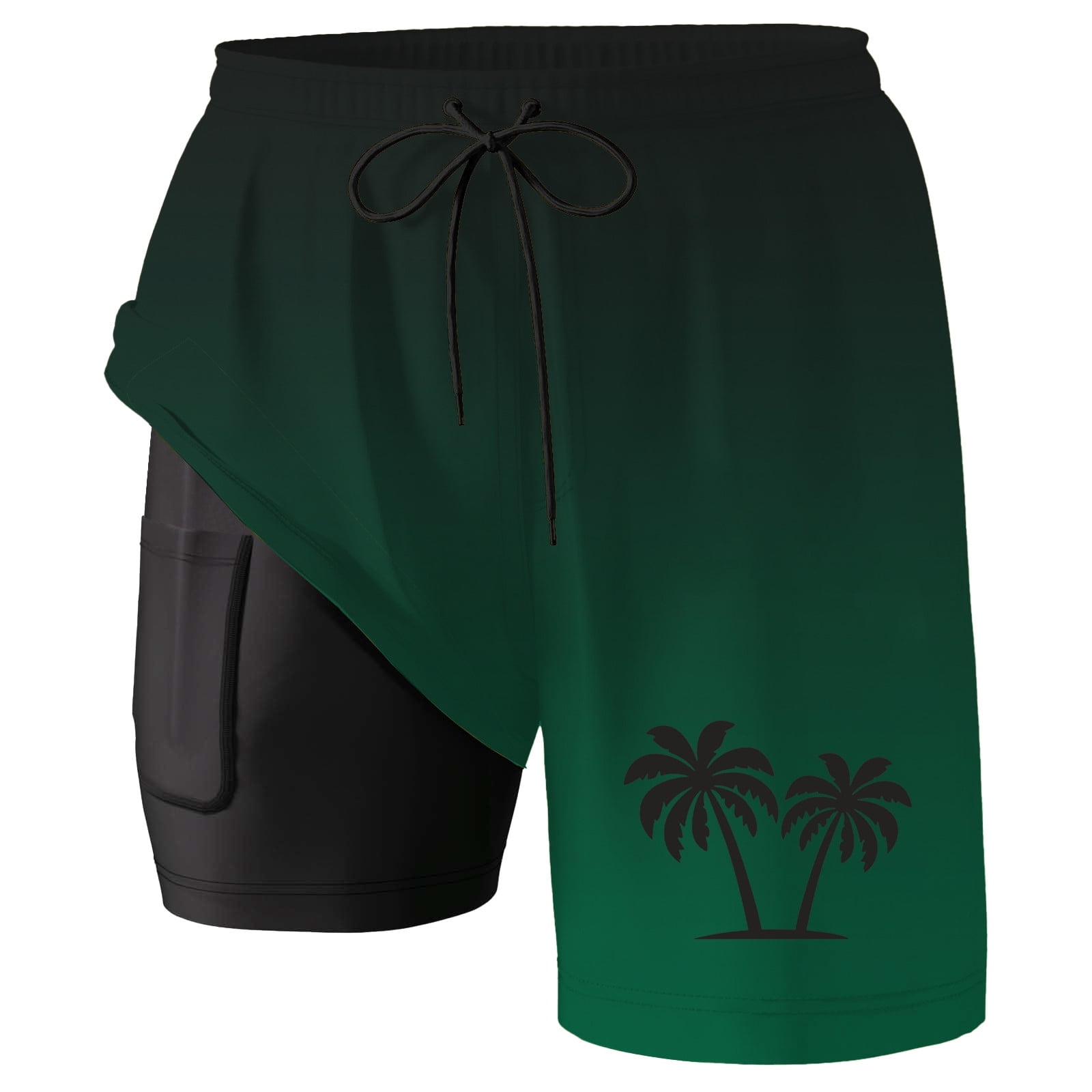 MuXiKeJi Clothes Mens Swim Trunks 7 inch Bathing Suit with Mesh Liner Swim Shorts Board Short Swimsuit