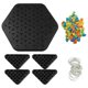 thumbnail image 1 of Chain Triangle Chess Game Triggle Rubber Band Game Educational Interactive Game Battle Set for Family Gifts, 1 of 4