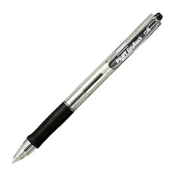 Pilot EasyTouch Retractable Ballpoint Pen, Fine Point Black, SINGLE(32210)