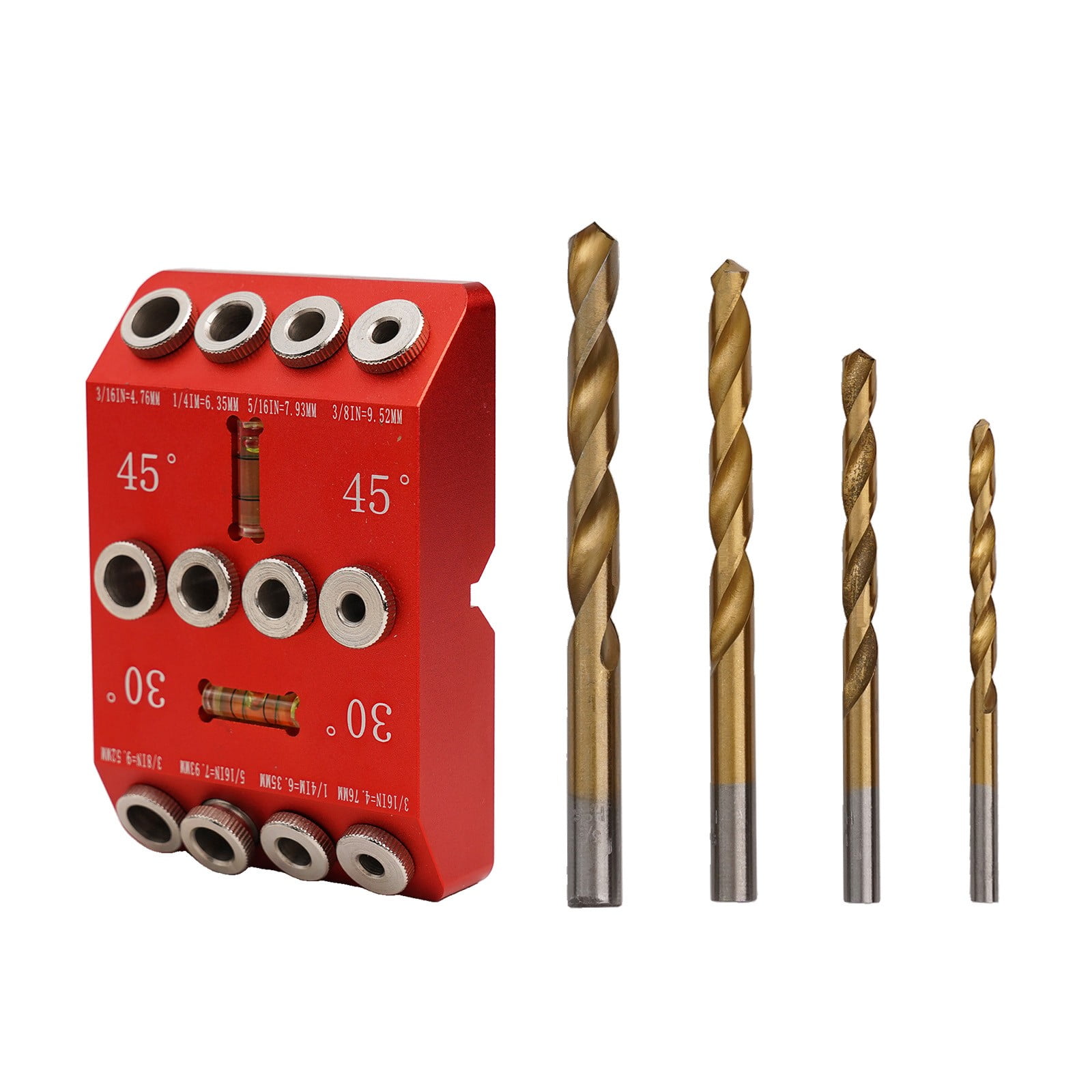 Wodtesl 30 45 90 Degree Angle Drill Hole Guide Jig For Angled And Straight Hole Drill Hole Guide Jig Stable Drilling With Locking Clamp