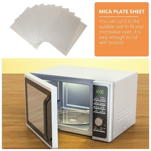 CIMAXIC Universal Mica Sheet Protect Microwave Oven Khaki 12Pcs