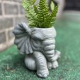thumbnail image 4 of Concrete Elephant Garden Statue with Flowerpot Ears – Durable Outdoor Plant Planter & Yard Decor, Perfect for Gardens, Patios, and Landscaping Enthusiasts, 4 of 5