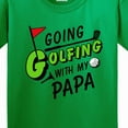 thumbnail image 4 of Inktastic Going Golfing with My Papa Kids Golf Youth T-Shirt, 4 of 5