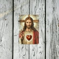thumbnail image 5 of 1pc Divine Mercy Sacred Heart of Jesus Metal Tin Sign, Classic Style Wall Hanging Decorative Plaque, Multipurpose Vintage Religious Art for Home, Office, and Bar - 8x12 inch, Home Decoration, 5 of 8