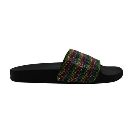 

Madden Girl Womens Fancy Open Toe Casual Slide Sandals