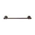 thumbnail image 3 of Top Knobs Ed6b Edwardian Bath 18" Single Towel Bar Hex Backplate - Nickel, 3 of 5