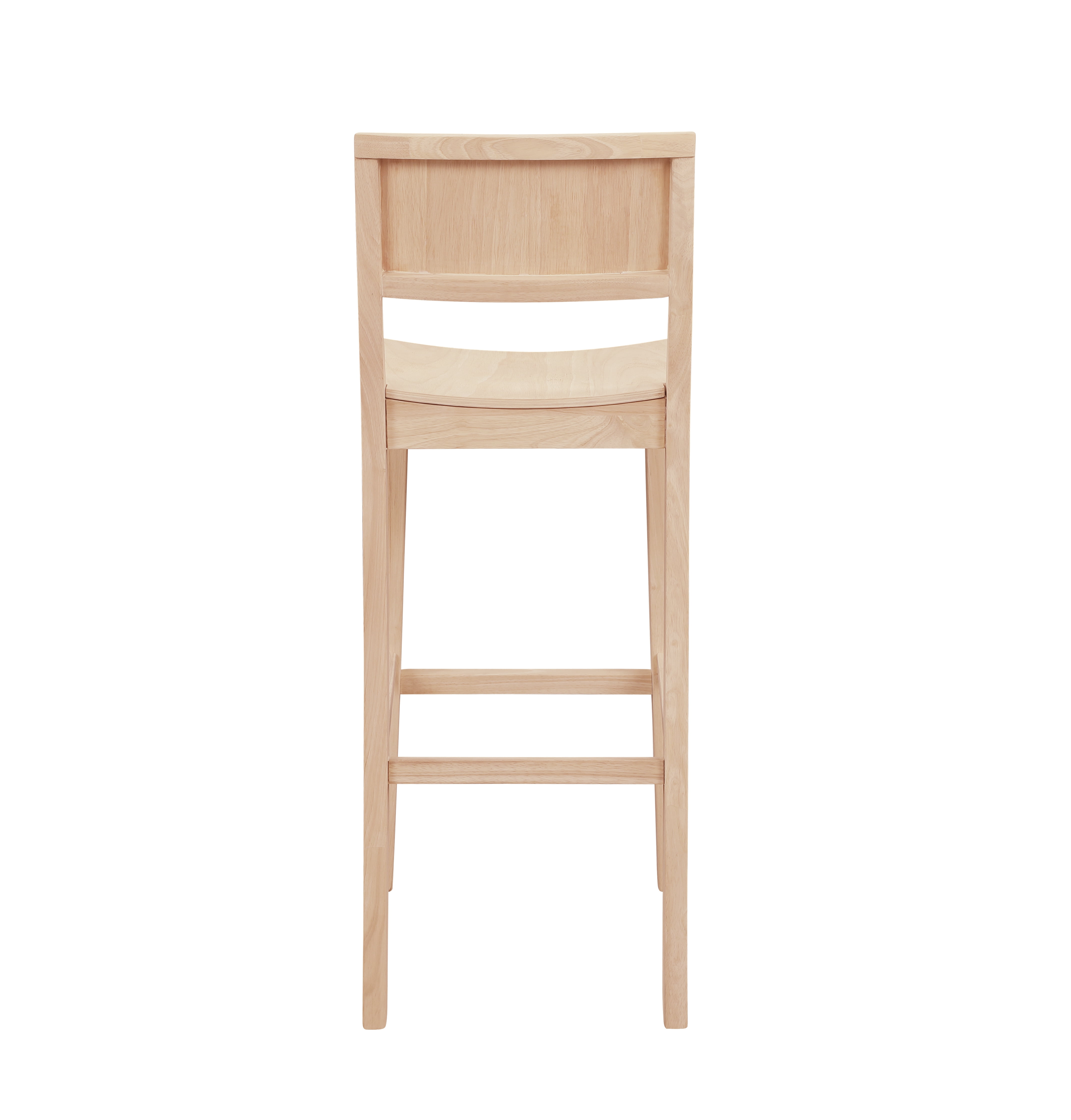 Linon Darcy 30" Indoor Wood Bar Stool, Set of 2, Unfinished