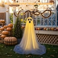 thumbnail image 4 of Fantasmas Aterradores Pie Halloween Fantasma Con LED para El Patio Del Porche Delantero, 4 of 9
