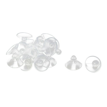 Unique Bargains Home Desk Glass Rubber Transparent Anti-Collision Suction  Cups Sucker Hanger Hook 8pcs