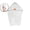 White, variant on Microfiber Hair Towel Wrap Hair Turbans Head Towel Super Absorbent Lightweight Quick Dry Towel, 19.69"×29.53"