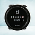 thumbnail image 2 of EeaseCA 6-80V Round Waterproof Timer LCD Display Engine Digital Tach Hour Meter for Gasoline Diesel Engine Lawn Mower Motorcycle (DC), 2 of 7