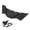 Black, variant on Advanced Front Spoiler Wing Set Weather Resistant Strong ABS Spoiler Sporty Fairing Upgrade for Bike S1000R M1000