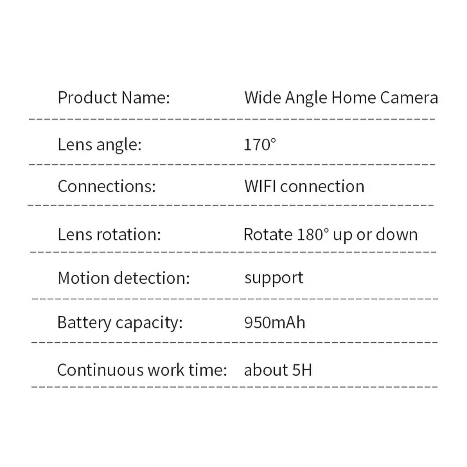 Indoor IP Camera WiFi 1080P Super HD Pan&Tilt 2-Way Audio Motion Detection Smart Home Camera for Baby