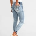 thumbnail image 7 of Ripped Bootcut Jeans Mid Rise Flare Bottoms Vintage Distress With Pockets Women Designer Pants Jean Pants for Women Tall Women plus Size Clothes Woman on Pants Jag Cords Jean 18 Jean Pants for Women, 7 of 7
