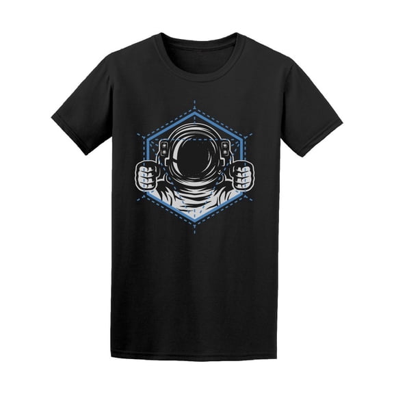 Abstract Geometric Astronaut Tee Men's -Image by Shutterstock