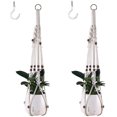 thumbnail image 1 of Colgador de plantas bohemias Macaron Flower Pot Hanger Craft 2pack,11 Feliz Sencillez, 1 of 5