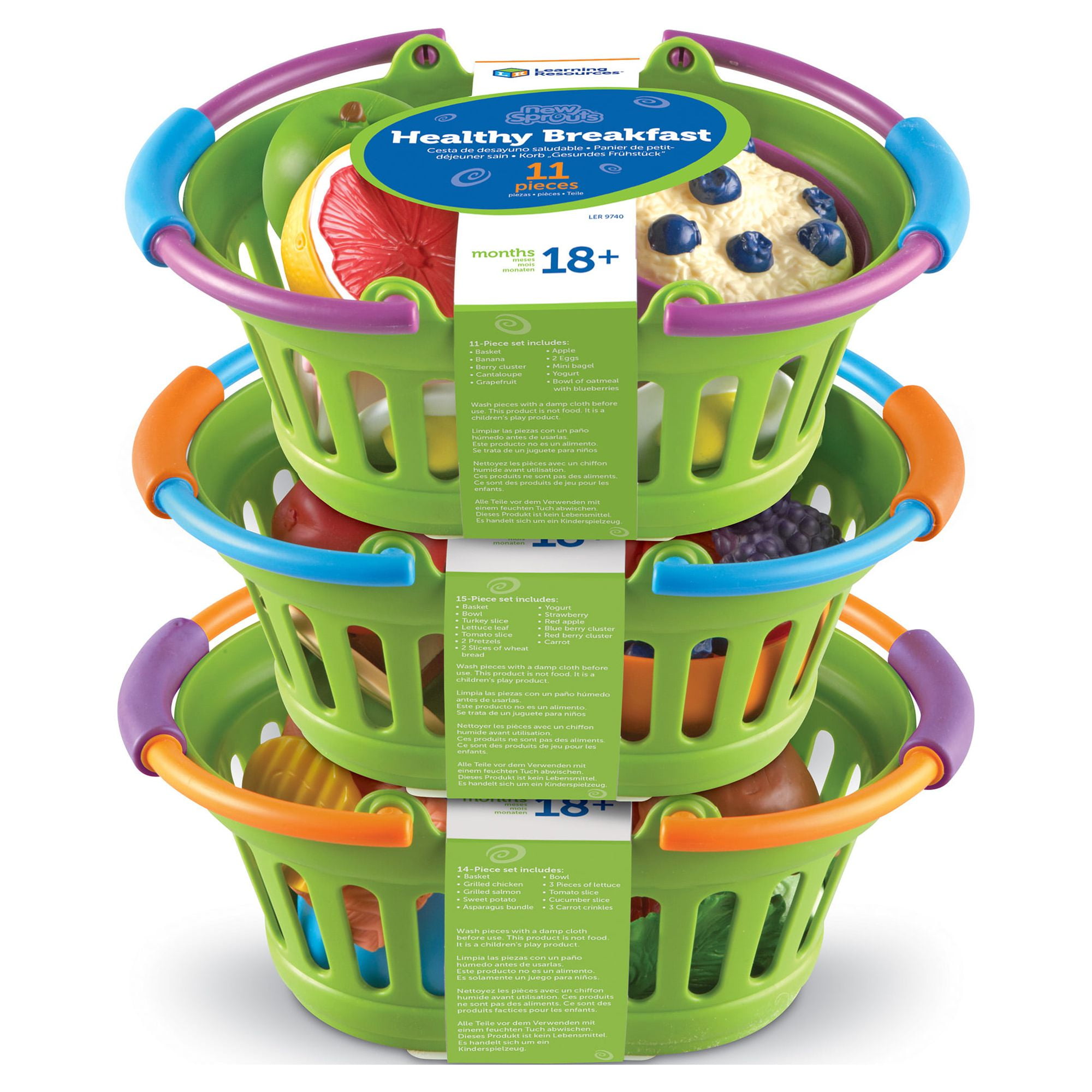 Learning Resources New Sprouts Healthy Basket Bundle